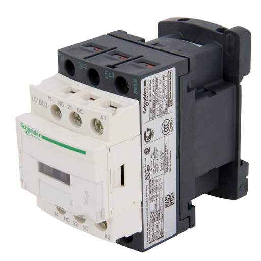 Schneider TeSys 9A Contactor 3 Pole 3 NO Contacts 400V AC Coil