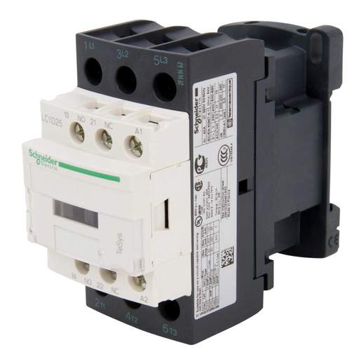 Schneider TeSys 25A Contactor 3 Pole 3 NO Contacts 230V AC Coil