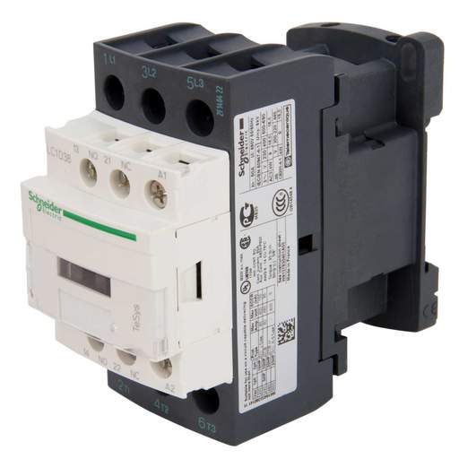 Schneider TeSys 38A Contactor 3 Pole 3 NO Contacts 240V AC Coil