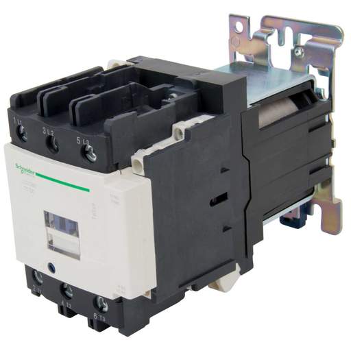 Schneider TeSys 80A Contactor 3 Pole 3 NO Contacts 24V DC Coil