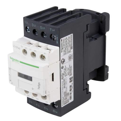 Schneider Telemecanique TeSys D 40A Contactor 4 Pole 4 NO Contacts 230V AC Coil