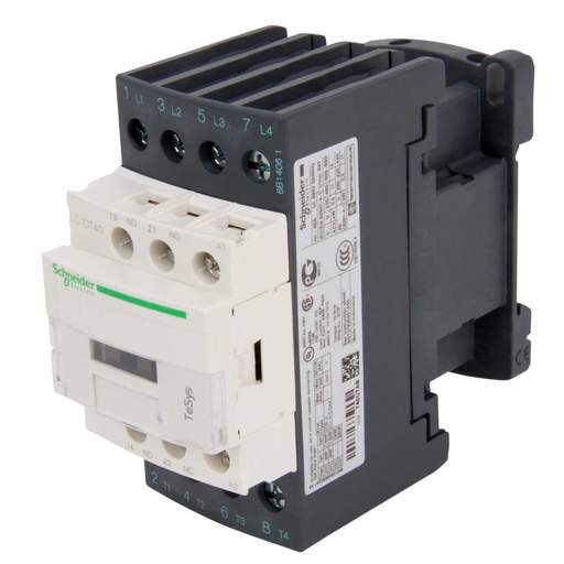 Schneider TeSys 40A Contactor 4 Pole 4 NO Contacts 240V Coil