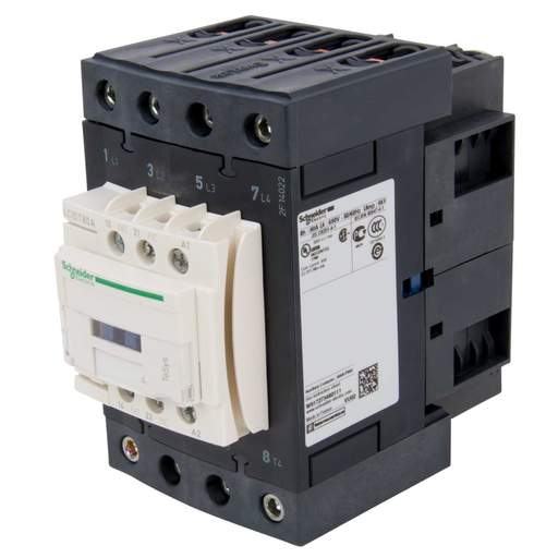 Schneider TeSys 80A Contactor 4 Pole 4 NO Contacts 24V AC Coil
