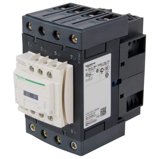Schneider TeSys 80A Contactor 4 Pole 4 NO Contacts 240V AC Coil