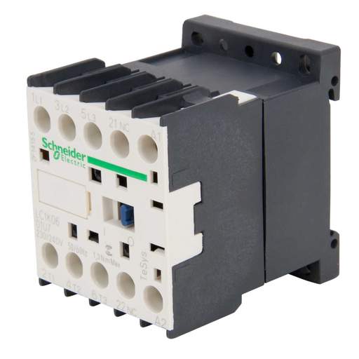 Schneider TeSys 6A Contactor 3 Pole 3 NO Contacts 240V Coil