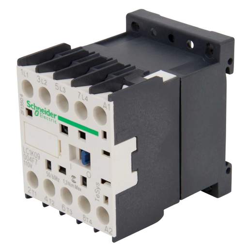 Schneider TeSys 20A Contactor 4 Pole 4 NO Contacts 110V AC Coil