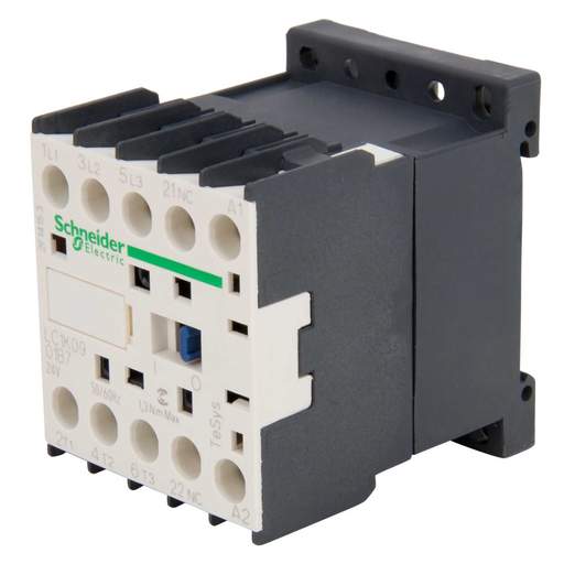 Schneider TeSys 9A Contactor 3 Pole 3 NO Contacts 24V AC Coil 1 NC Aux