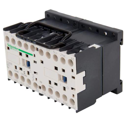 Schneider TeSys 9A Reversing Contactor 3 Pole 3 NO Contact 110V AC Coil