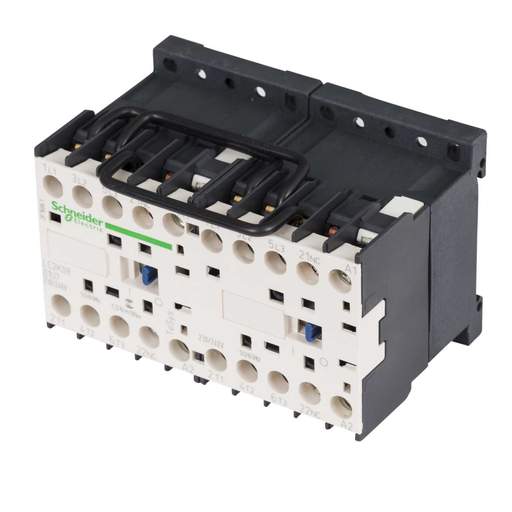 Schneider TeSys 9A Reversing Contactor 3 Pole 3 NO Contacts 230V AC Coil