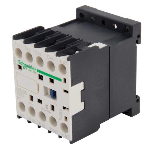 Schneider TeSys 6A Contactor 3 Pole 3 NO Contacts 24V DC Coil