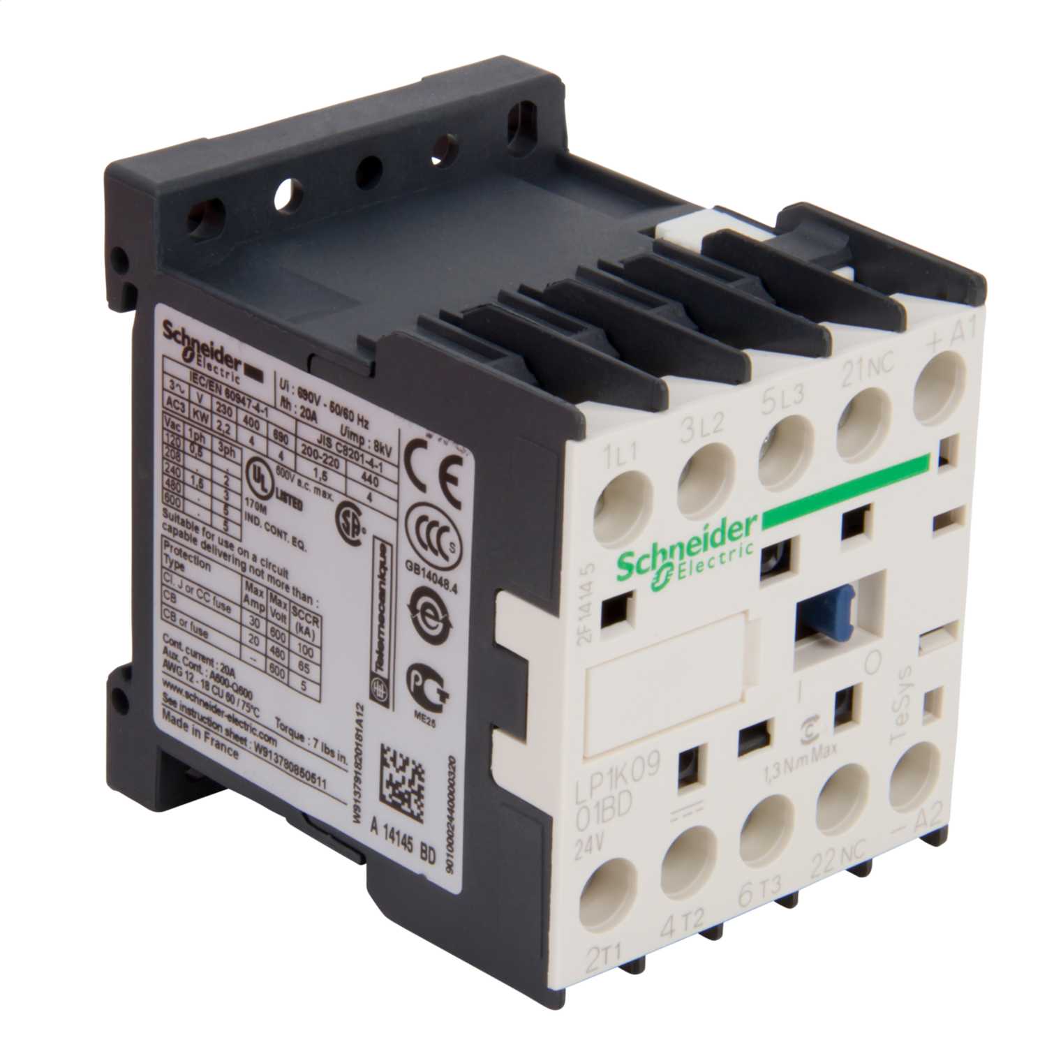 SCHNEIDER ELECTRIC TESYS-049595 LP1K09015BD Contactor EUR 59,00 SCHNEIDER ELECTRIC TESYS-049595 LP1K09015BD Contactor EUR 59,00