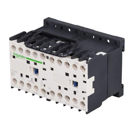 Schneider TeSys 6A Reversing Contactor 3 Pole 3 NO Contacts 24V DC