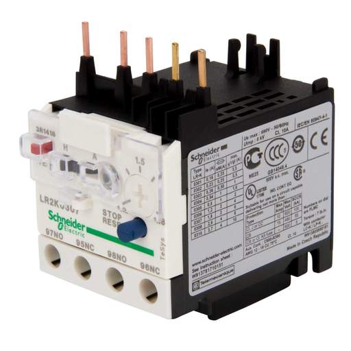 Schneider TeSys 1.2 - 1.8A Differential Thermal Overload Relay