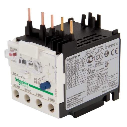 Schneider TeSys 2.6A - 3.7A Differential Thermal Overload Relay