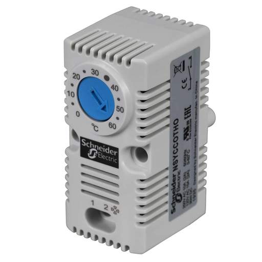 Schneider ClimaSys 0 - 60°C Thermostat  1 NO contact