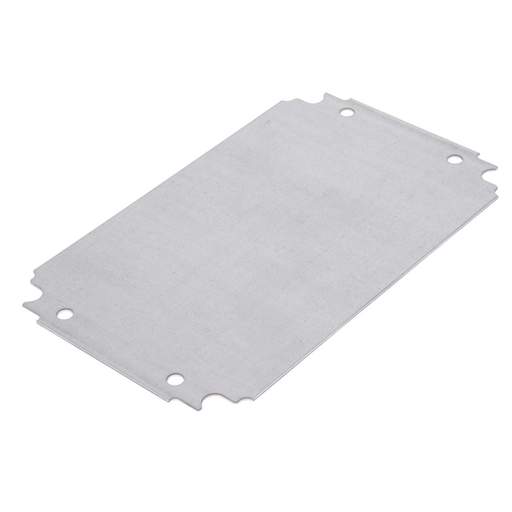 Schneider PanelSet 300mm x 200mm Plain Galvanised Steel Mounting Plate