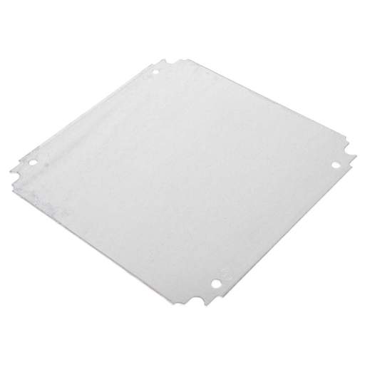 Schneider PanelSet 300mm x 300mm Plain Galvanised Steel Mounting Plate
