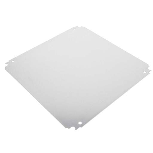 Schneider PanelSet 400mm x 400mm Plain Galvanised Steel Mounting Plate