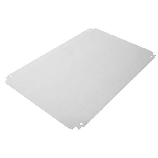 Schneider PanelSet 600mm x 400mm Plain Galvanised Steel Mounting Plate