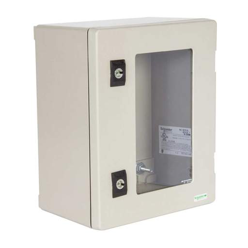 Schneider PanelSet 308mm x 255mm x 160mm GRP Enclosure IP66 Transparent Door