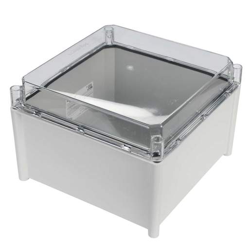 Schneider PanelSet 270mm x 270mm x 180mm GRP Enclosure with Transparent Cover IP65