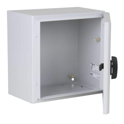 Schneider PanelSet 300mm x 300mm x 200mm Sheet Sheet Steel Enclosure with Mounting Plate IP66