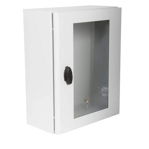 Schneider PanelSet 500mm x 400mm x 200mm Steel Compact Enclosure without Mounting Plate IP66