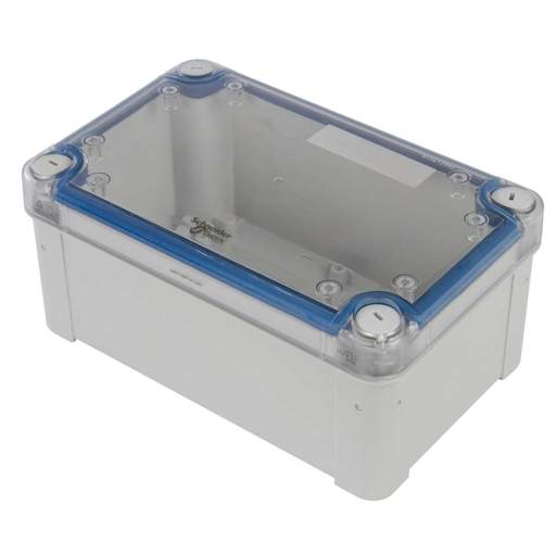 Schneider PanelSet 192mmx121mmx87mm Polycarbonate Enclosure with Transparent Cover IP66