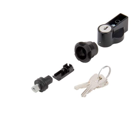 Schneider PanelSet External handle with 1242E Barrel & Key for Thalassa PLM Polyester Enclosures