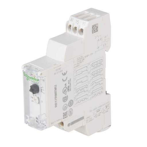 Schneider Telemecanique 8A AC Timer 0.1s - 100 h