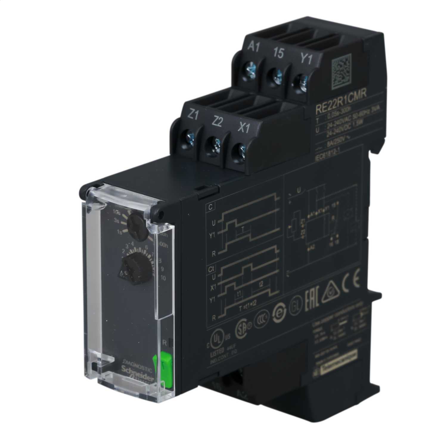 Off Delay Relay Schneider Electric Re22r2cmr Modular Timing Relay 250v ...