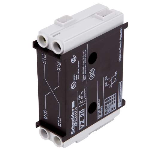 Schneider TeSys Auxiliary Contact 2 Normally Open Contacts