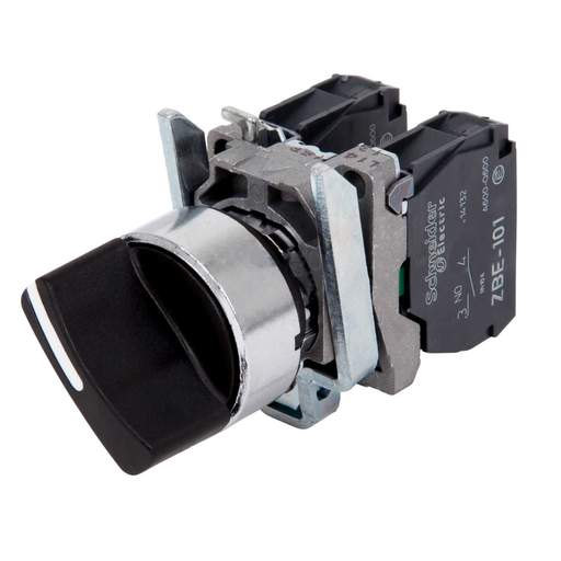 Schneider Harmony 2 Position 1 NO + 1 NC Selector Switch