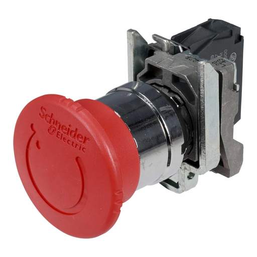 Schneider Harmony Emergency Stop Twist Release 1 NC Pushbutton Red