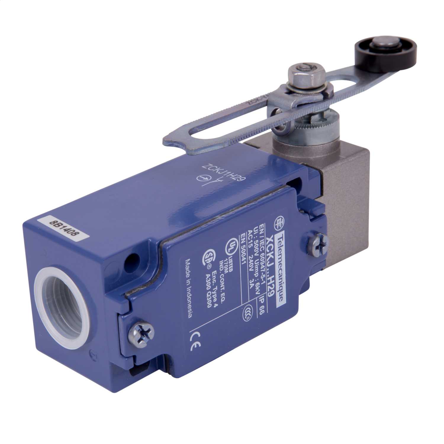 Telemecanique Sensor Limit Switch Thermoplastic Roller Lever