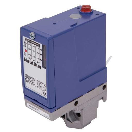 Telemecanique Sensor Pressure Switch 300 Bar Fixed Scale 1 Threshold 1 C/O