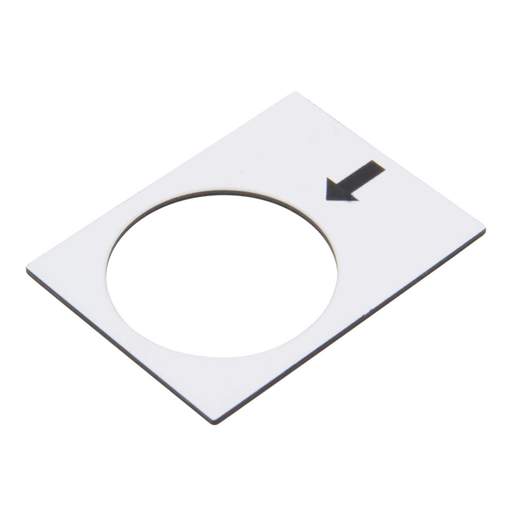 Schneider Harmony 30mm x 40mm Right, Slow Legend Plate White
