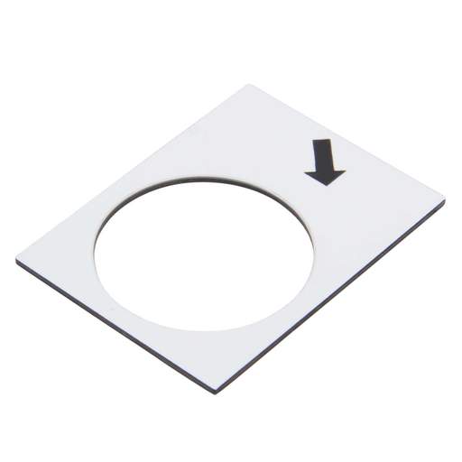 Schneider Harmony 30mm x 40mm Forward, Slow Legend Plate White