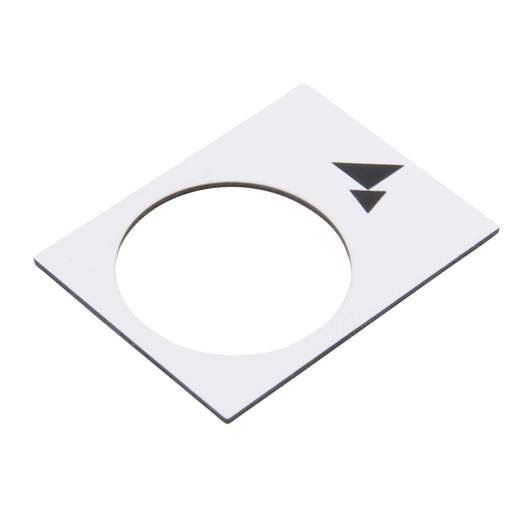 Schneider Harmony 30mm x 40mm Forward, Slow - Fast Legend Plate White
