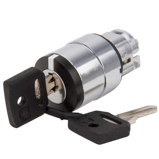 Schneider Harmony 3 Position Stay Put Selector Key Switch Head with Center Withdrawal