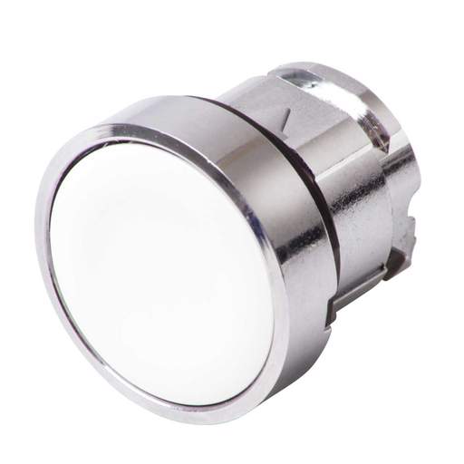 Schneider Harmony Flush Momentary Pushbutton White