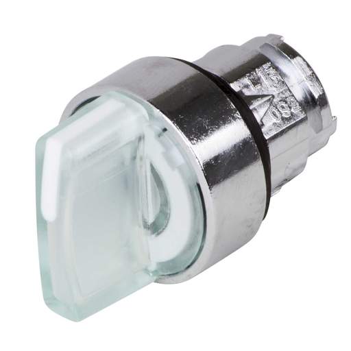 Schneider Telemecanique 2 Position Stay Put Illuminated Selector Switch Head White