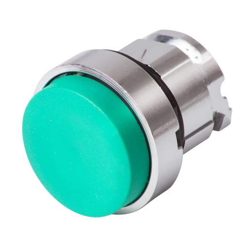 Schneider Harmony Projecting Momentary Pushbutton Green