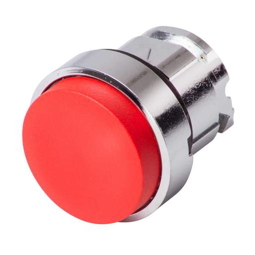 Schneider Harmony Projecting Momentary Pushbutton Red