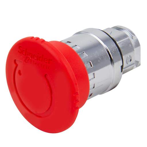 Schneider Harmony Emergency Stop Mushroom Head Twist Release Pushbutton Red