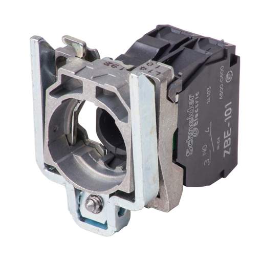 Schneider Harmony Light Block with Body/Fixing Collar 1 Normally Open Contact