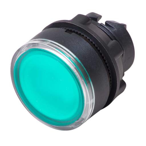 Schneider Harmony Green Illuminated Pushbutton Head for Integral LED