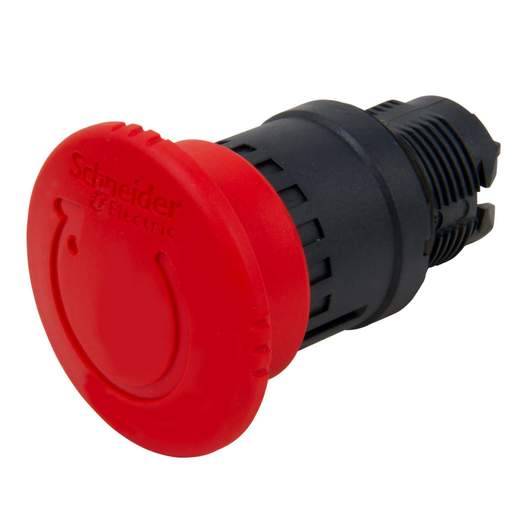 Schneider Harmony 40mm Emergency Stop Latching Pushbutton Red with Trigger Action and Turn to Release