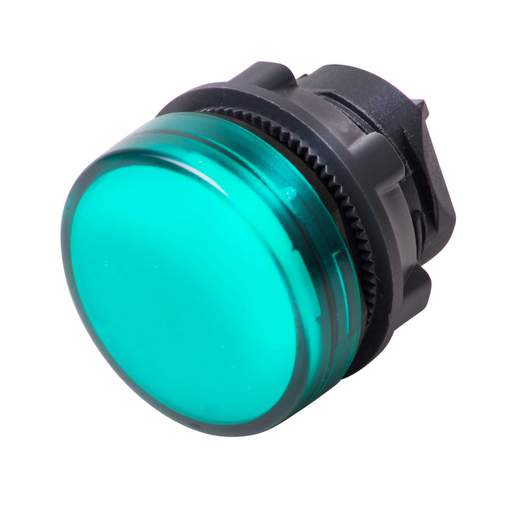 Schneider Harmony Plain Lens for Integral LED Pilot Light Head Green
