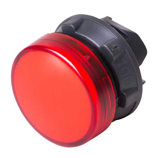 Schneider Harmony Plain Lens for Integral LED Pilot Light Head Red